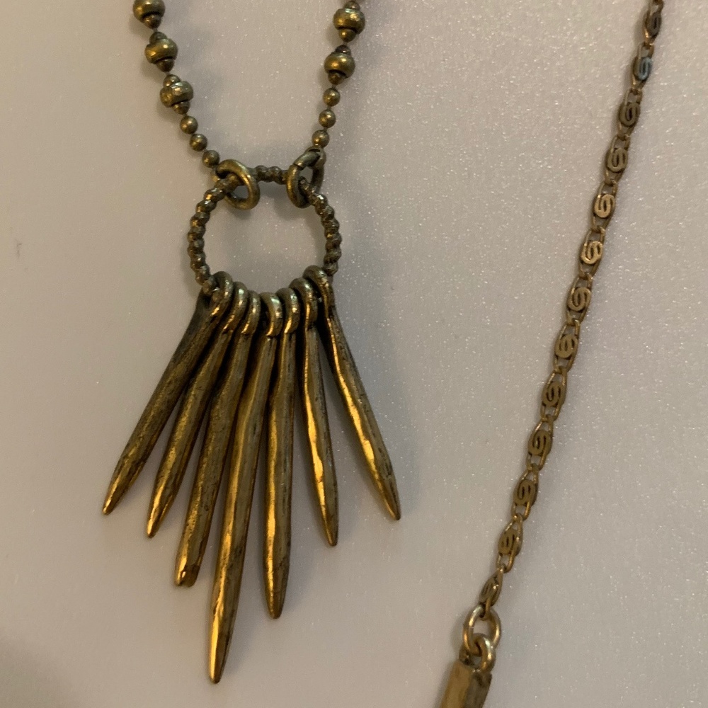 Lucky Brand Triple Chain Necklace - Picture 8 of 14